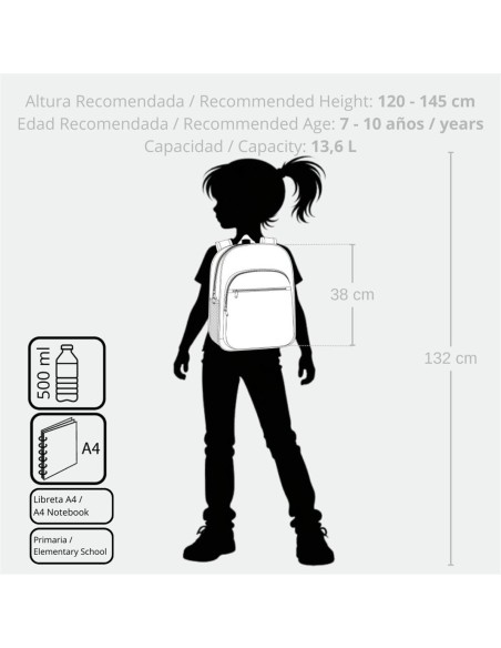 MOCHILA 38CM. MICKEY VIBES
